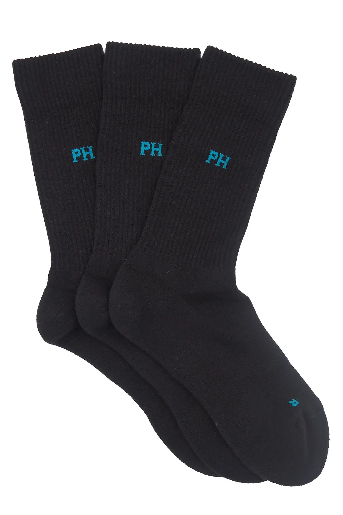 3 Pack Essential Men's Sport Socks - Black