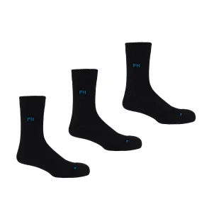 3 Pack Essential Men's Sport Socks - Black