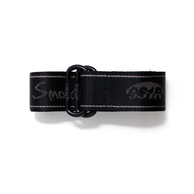 9S1R x Smoke Rise Nylon Webbing Belt - Black