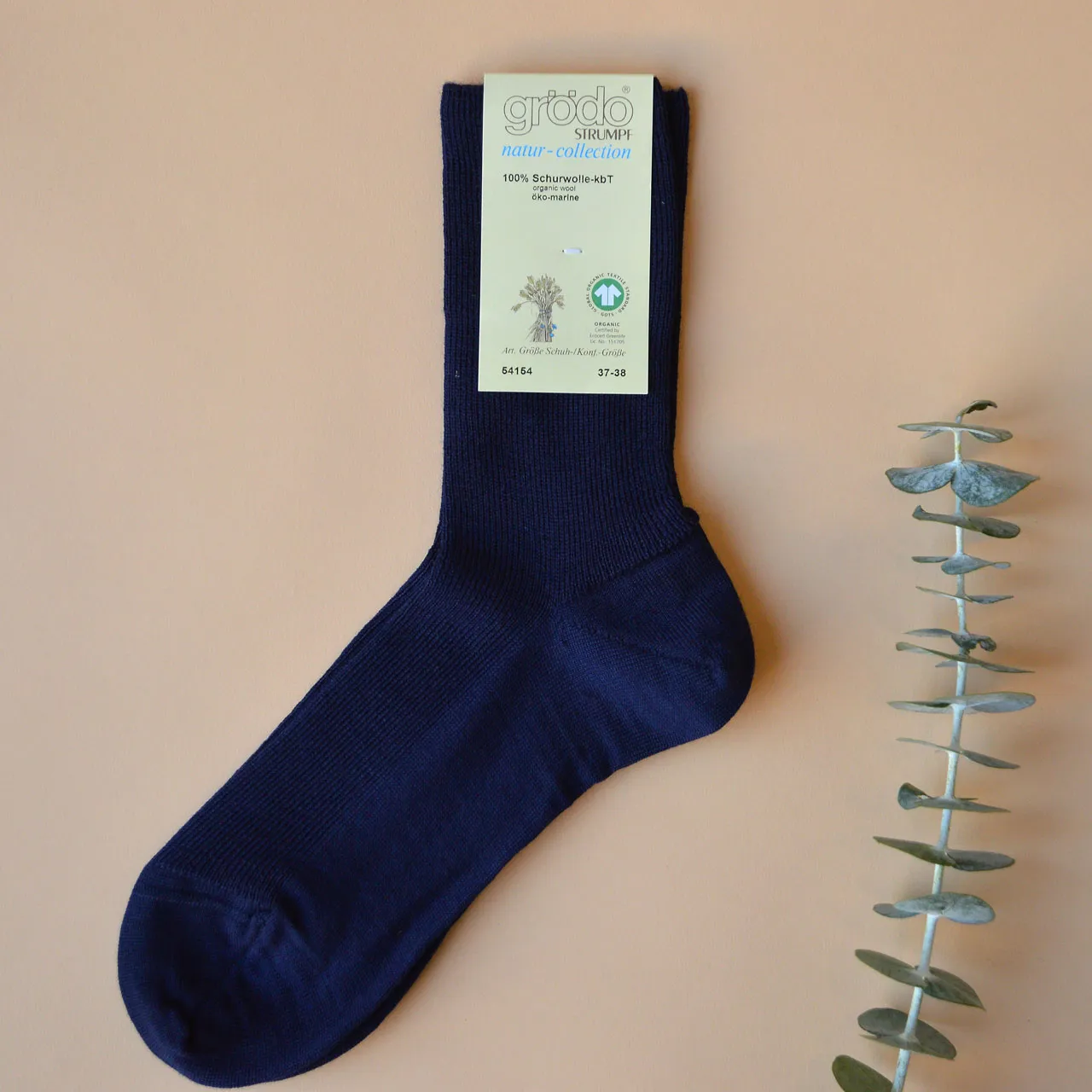 Adults Fine Socks in 100% Organic Wool - Without Elastic (37-46)