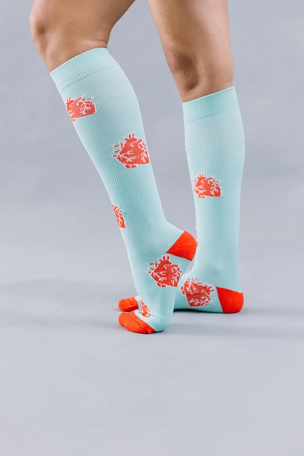 Anatomical Heart Compression Socks