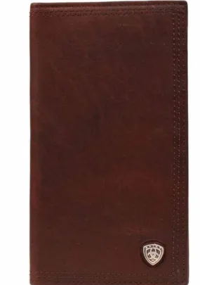 Ariat Men's Brown Leather Rodeo Wallet