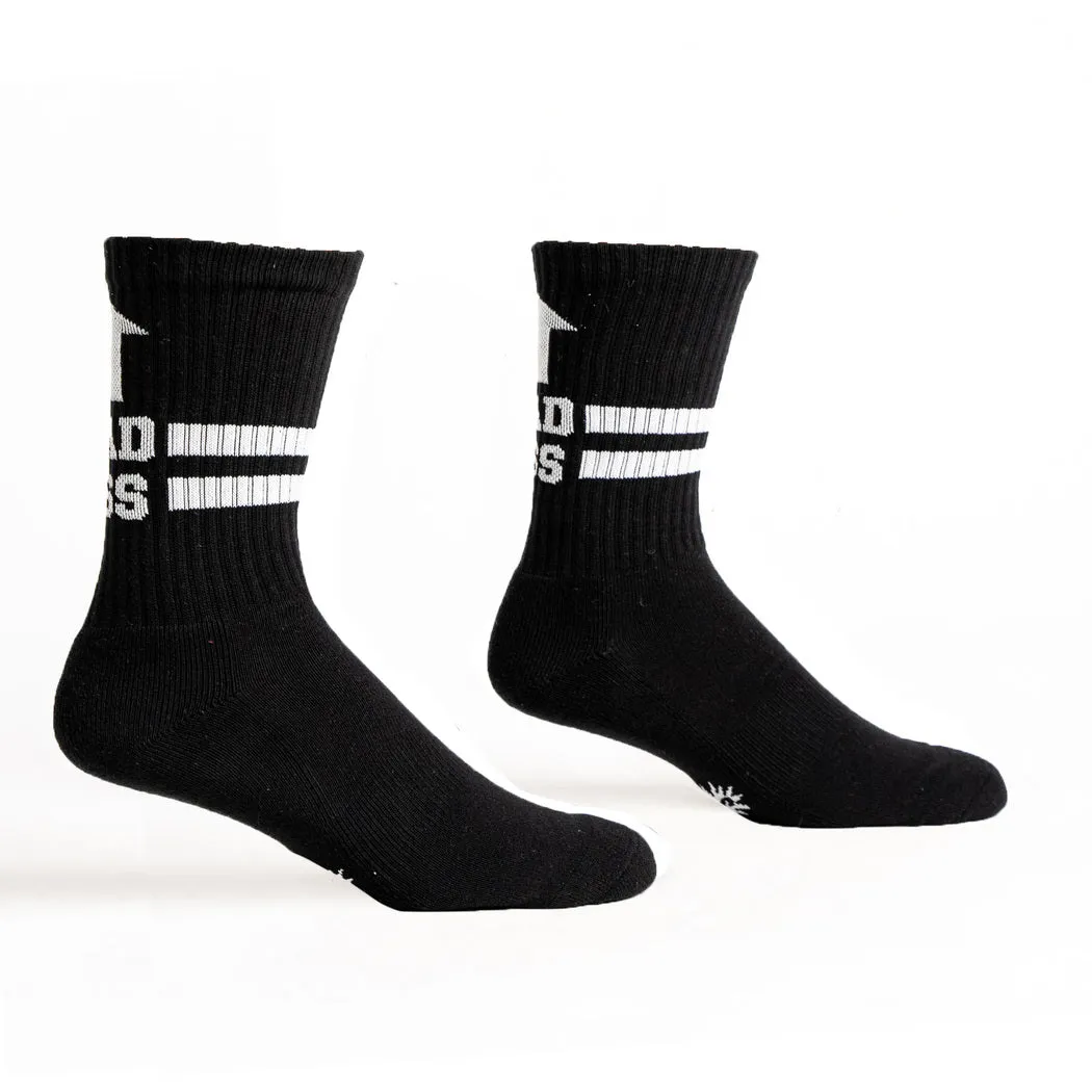 Bad Ass Athletic Unisex Crew Socks