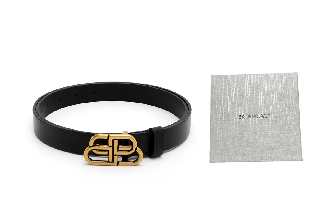 Balenciaga Unisex Leather Belt