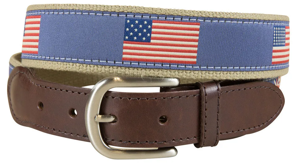 Belted Cow Leather Tab Belts