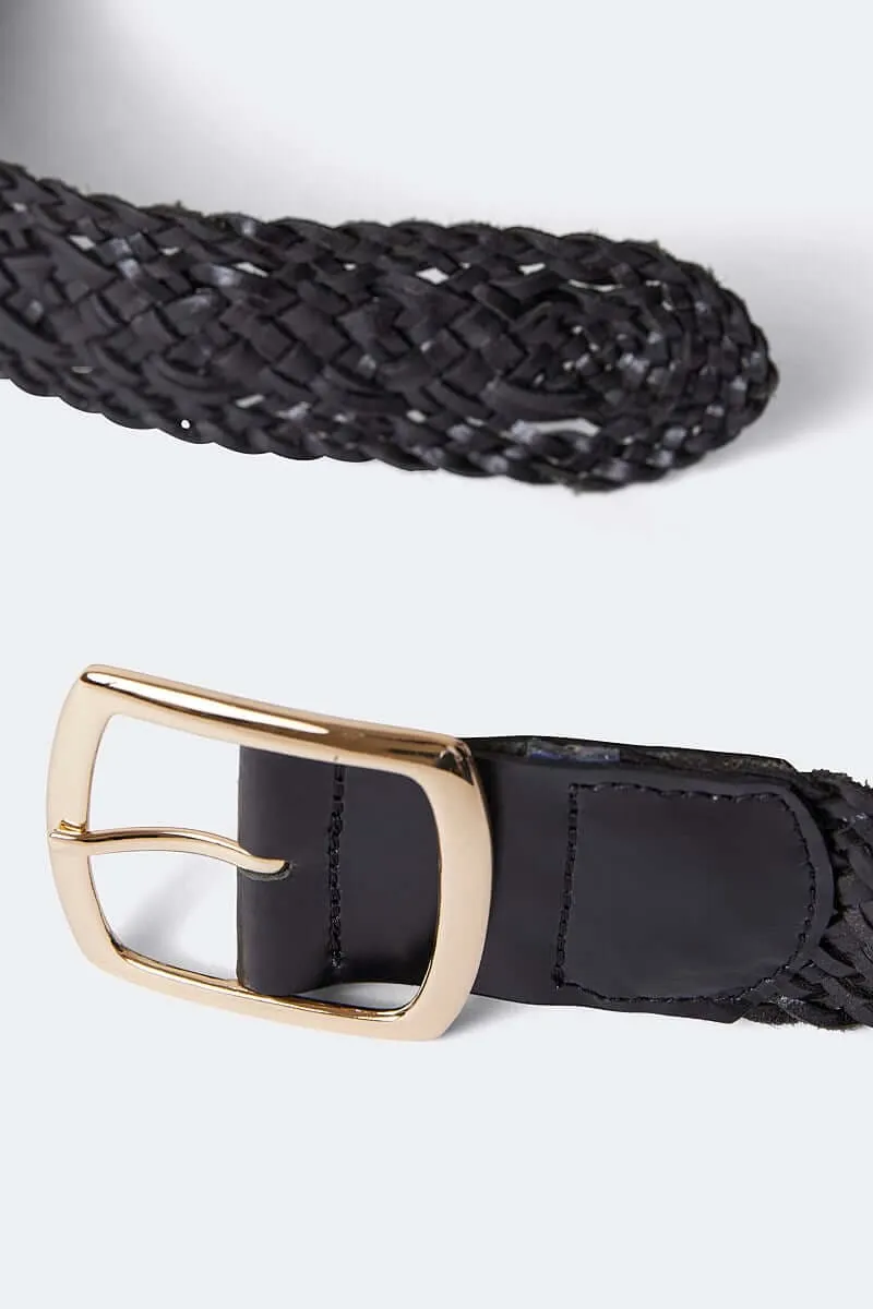 Bingham woven belt black night