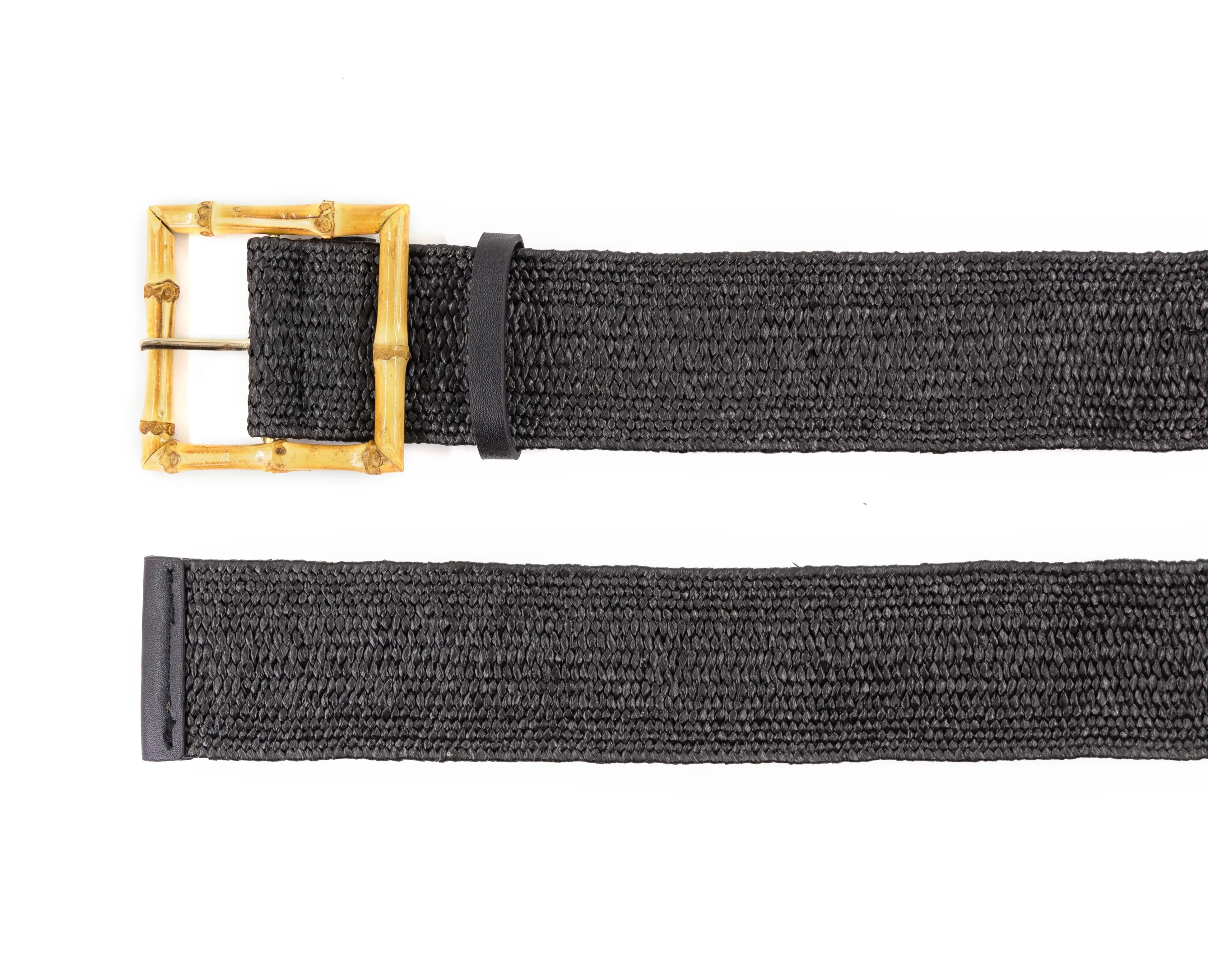 Black Bamboo Belt