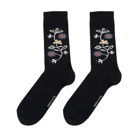 Bloom Black - Bengt and Lotta - Swedish Socks