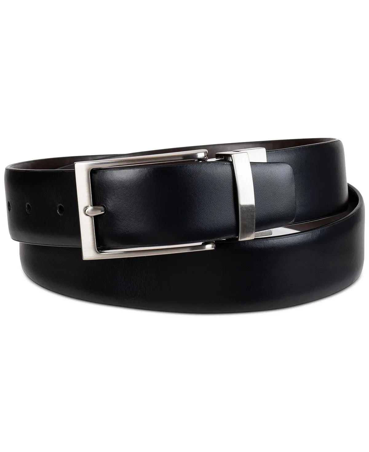 Calvin Klein Men's Reversible Two-in-One Feather Business Belt