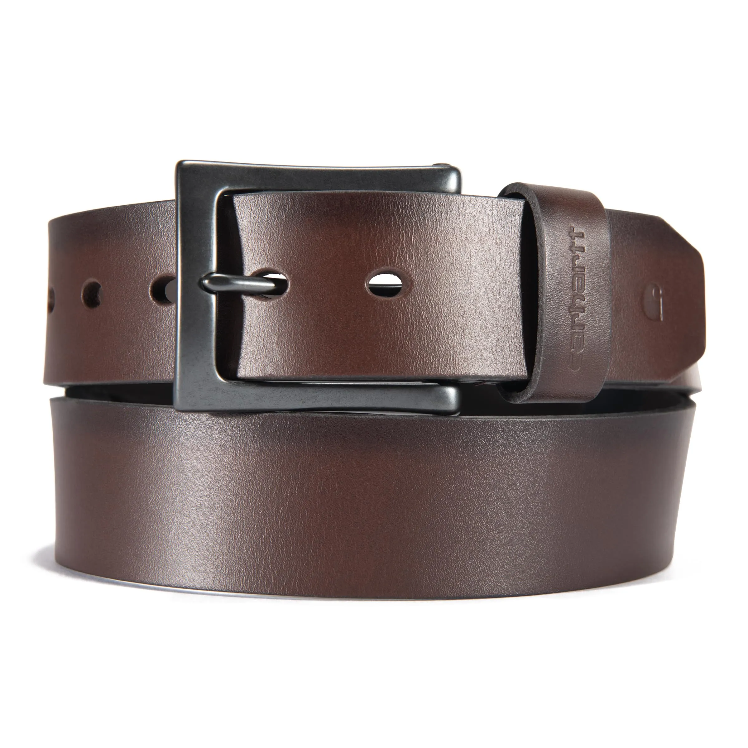 Carhartt A0005510 Men's Rugged Burnished Leather Box Belts