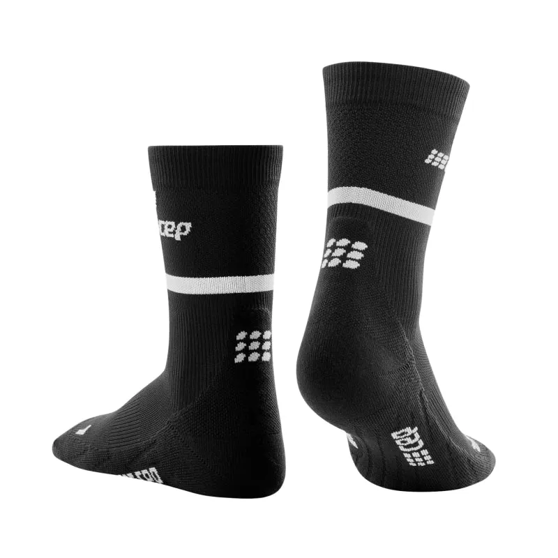 CEP Compression Men's The Run Compression Mid Cut Socks 4.0 - Black