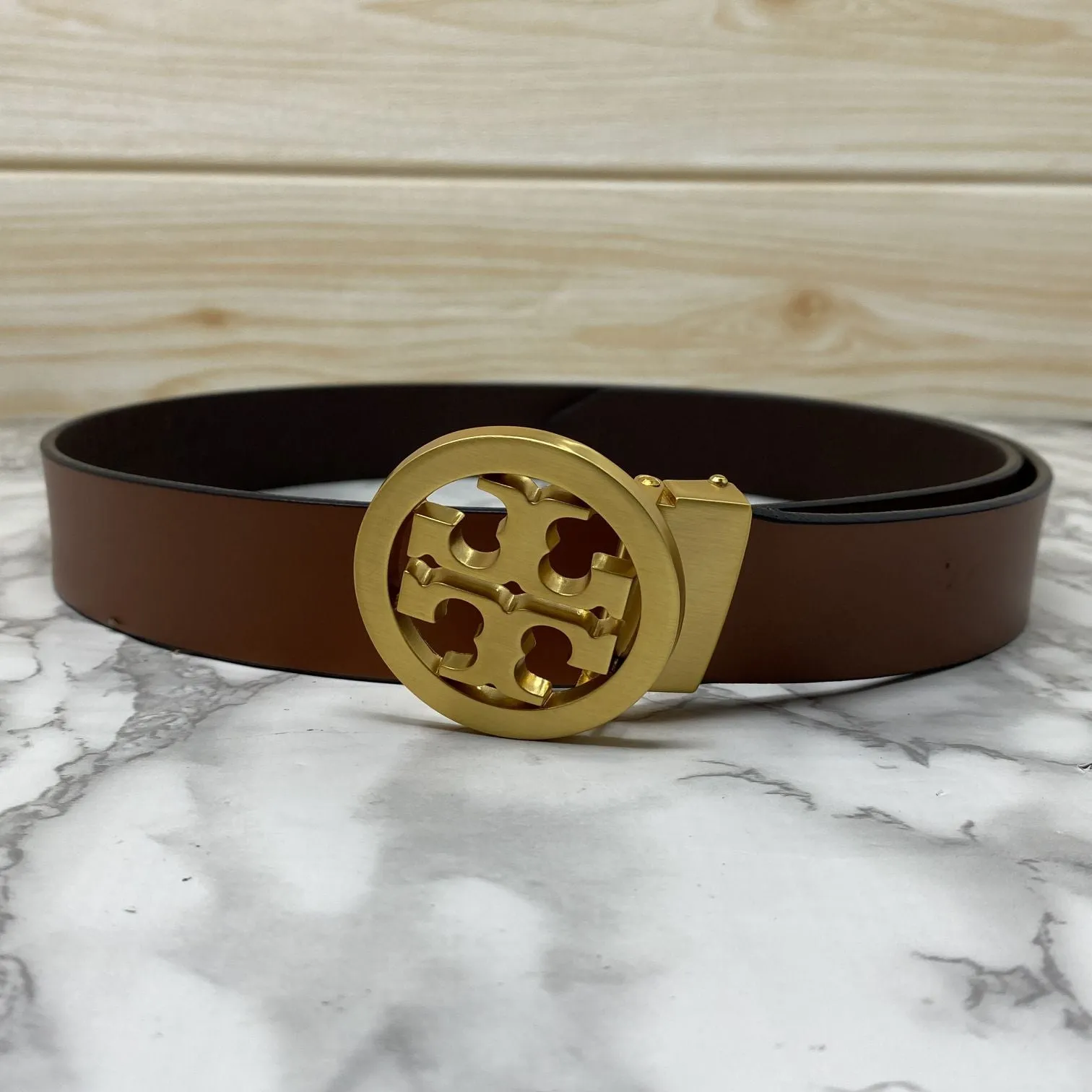 Classy Round Formal Leather Strap Belt-JonasParamount