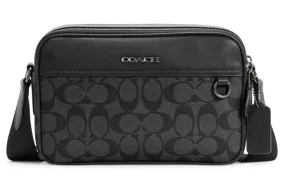 Coach Graham 24 Messenger Bag, Black/Grey