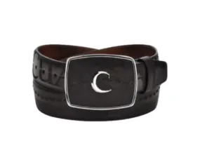 Cuadra BC237 MN Firenze Grey Shadow Deer Laser & Woven Belt