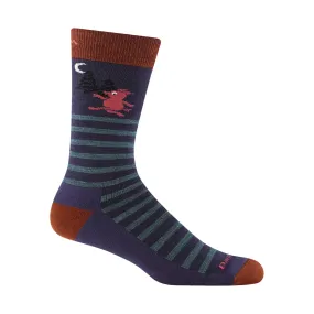 Darn Tough Vermont Men's Wild Life Crew Lightweight Lifestyle Sock - Blackberry