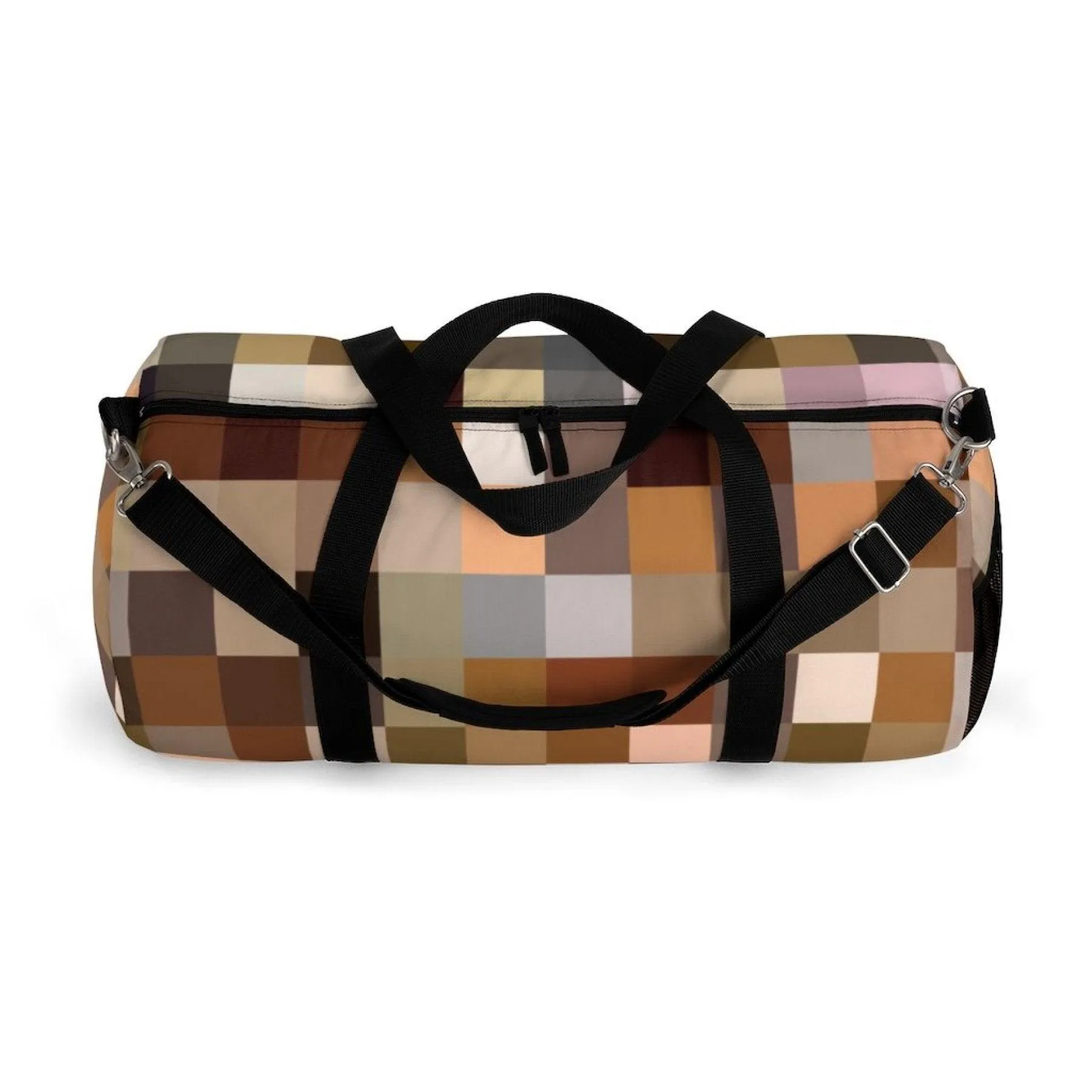 Duffel Bag, Carry On Luggage, Brown Multicolor