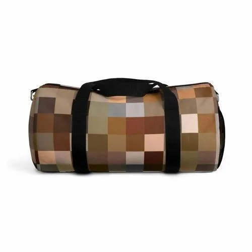 Duffel Bag, Carry On Luggage, Brown Multicolor