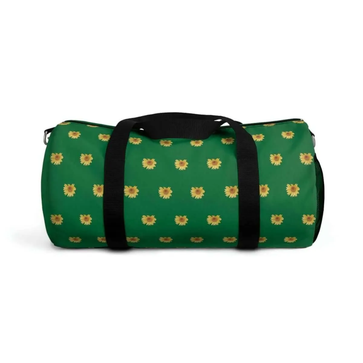 Duffel Bag - Green Sunny Sunflower Design