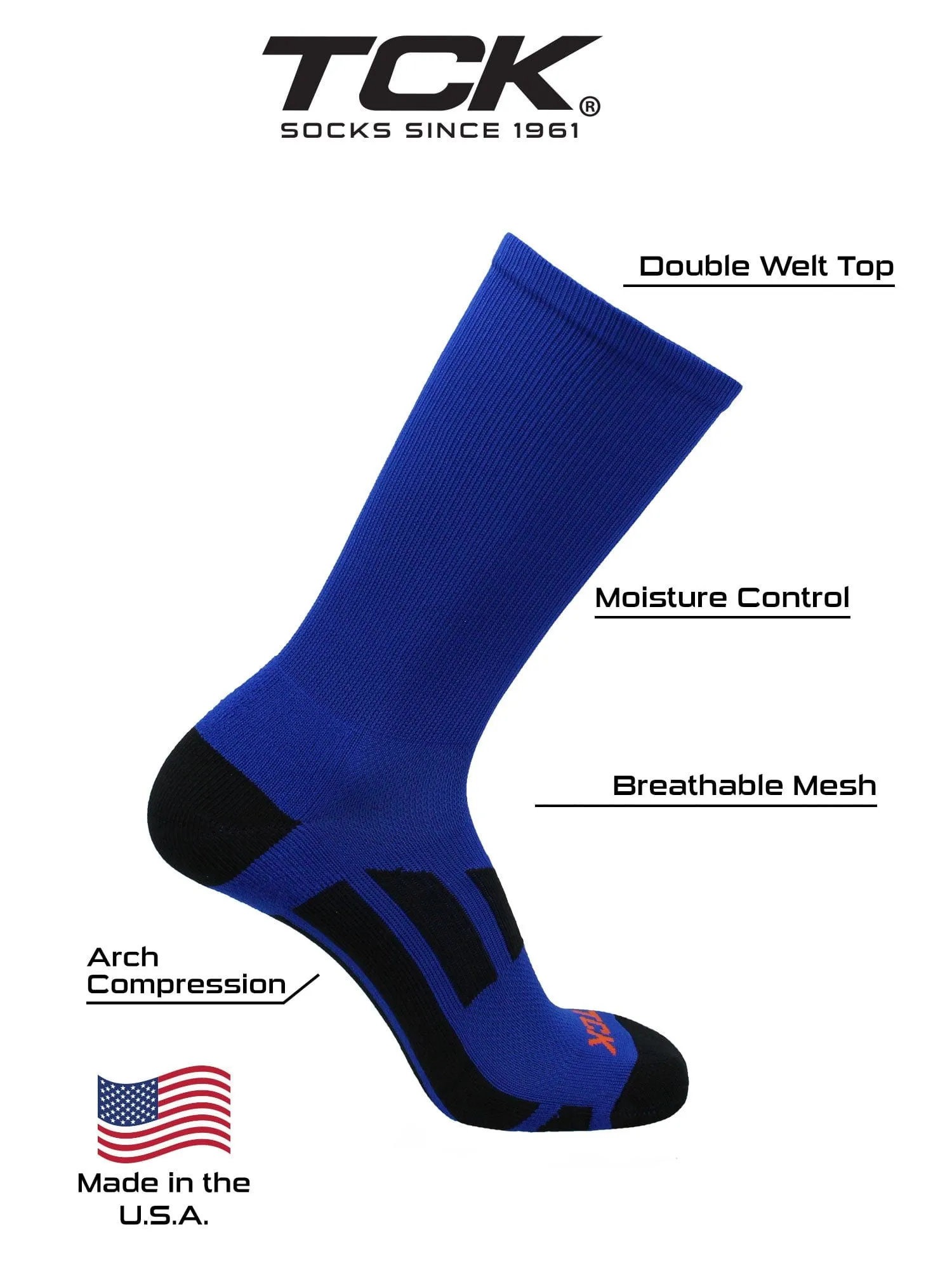 Elite Performance Sports Socks 2.0 Crew Length