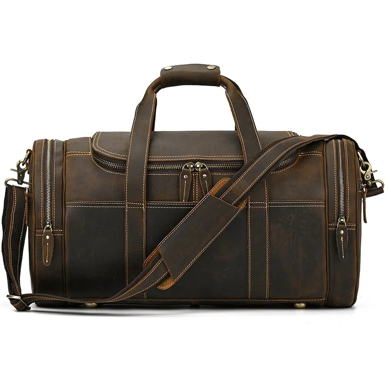 Funki Buys | Bags | Travel Bags | Men's Leather Overnight Bag