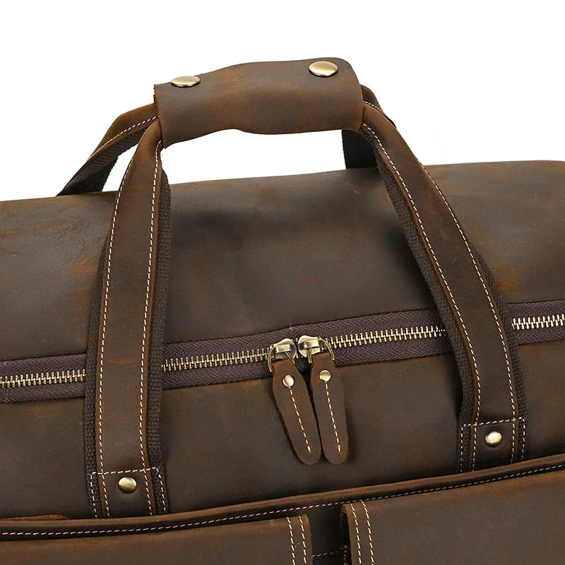 Funki Buys | Bags | Travel Bags | Men's Leather Overnight Bag