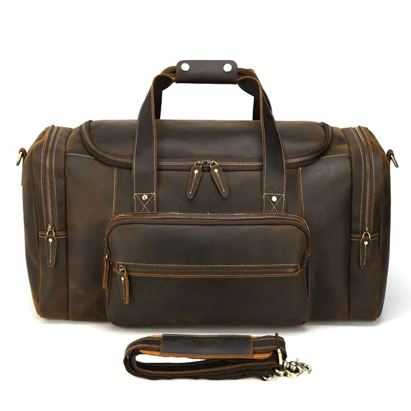 Funki Buys | Bags | Travel Bags | Men's Leather Overnight Bag