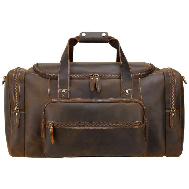 Funki Buys | Bags | Travel Bags | Men's Leather Overnight Bag