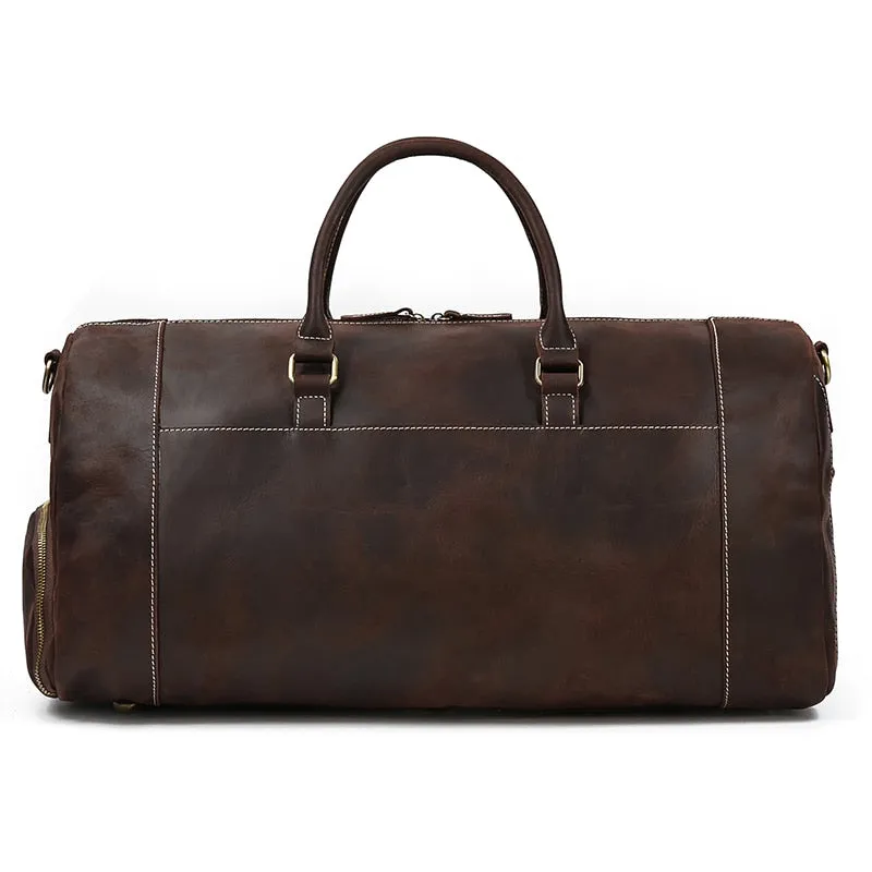 Funki Buys | Bags | Travel Bags | Men's Leather Overnight Bag