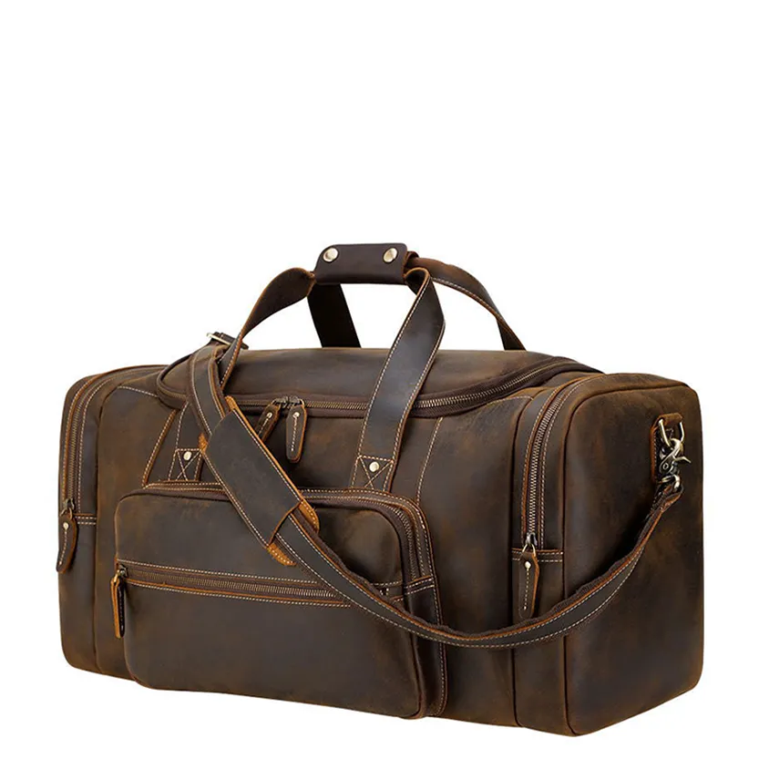 Funki Buys | Bags | Travel Bags | Men's Leather Overnight Bag