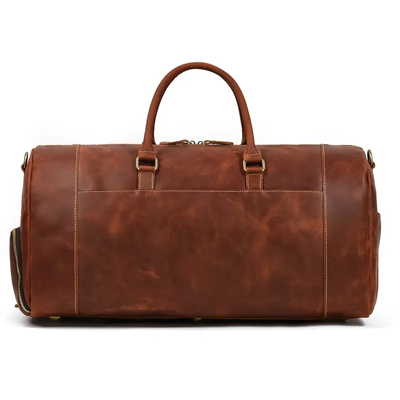 Funki Buys | Bags | Travel Bags | Men's Leather Overnight Bag