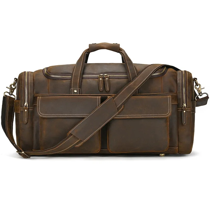 Funki Buys | Bags | Travel Bags | Men's Leather Overnight Bag