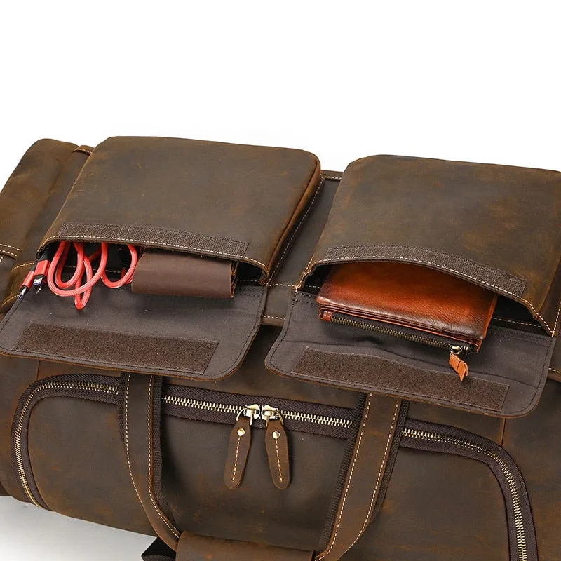 Funki Buys | Bags | Travel Bags | Men's Leather Overnight Bag