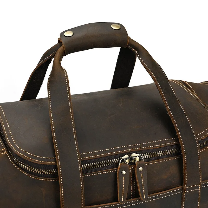 Funki Buys | Bags | Travel Bags | Men's Leather Overnight Bag