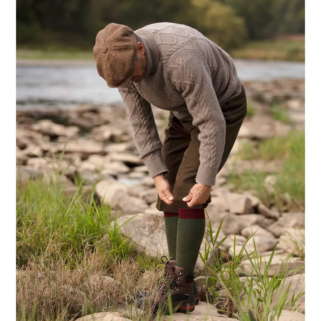 Glenfield Socks Spruce by House of Cheviot