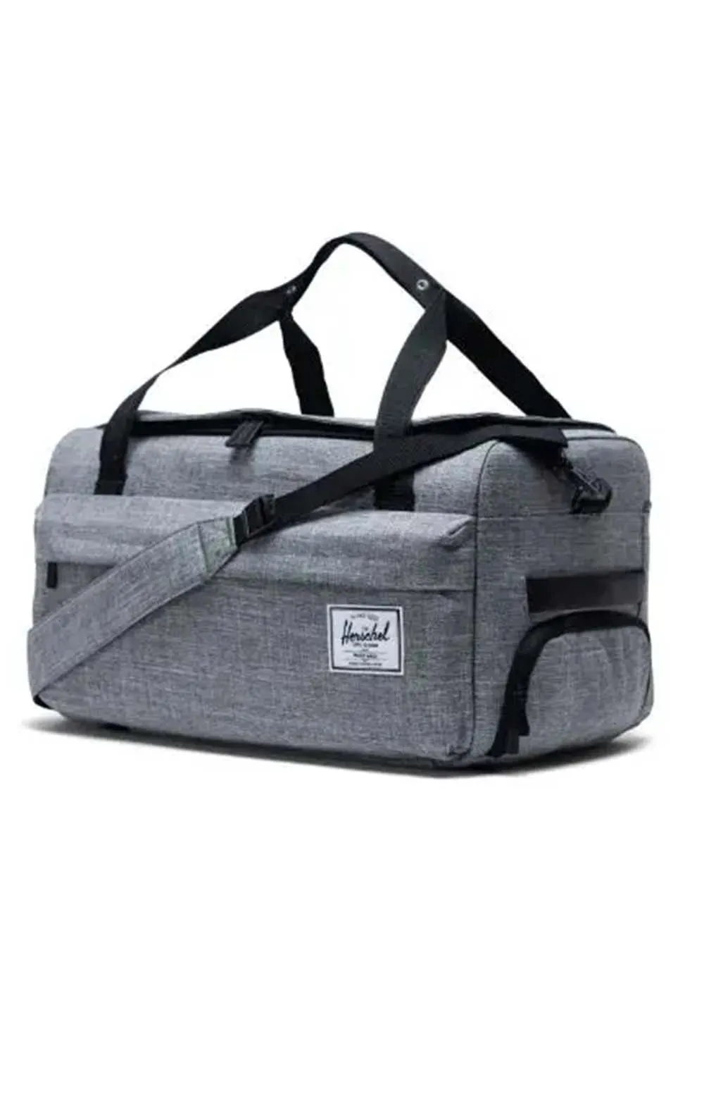 Herschel Outfitter 30L Travel Duffle - Raven Crosshatch