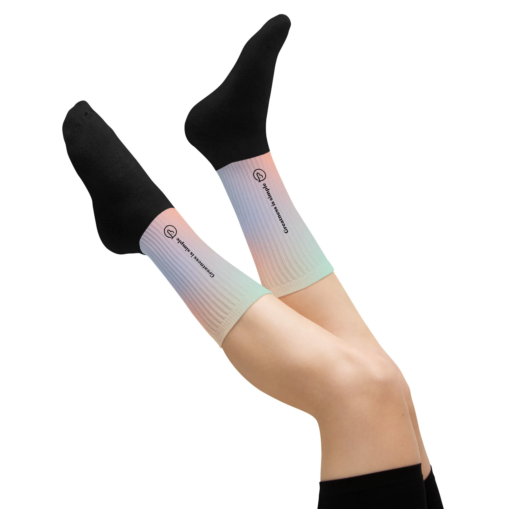 Humble Sportswear™ Bliss Noir GIS Crew Socks