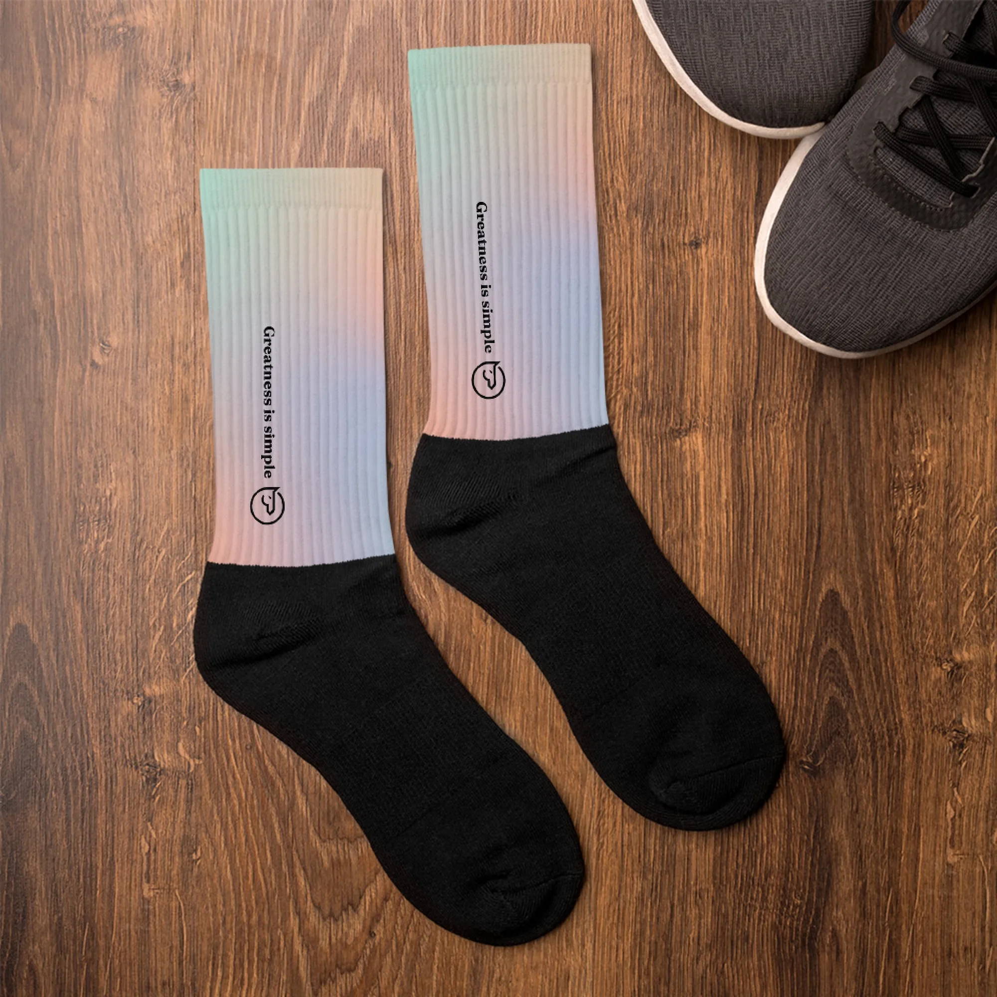 Humble Sportswear™ Bliss Noir GIS Crew Socks