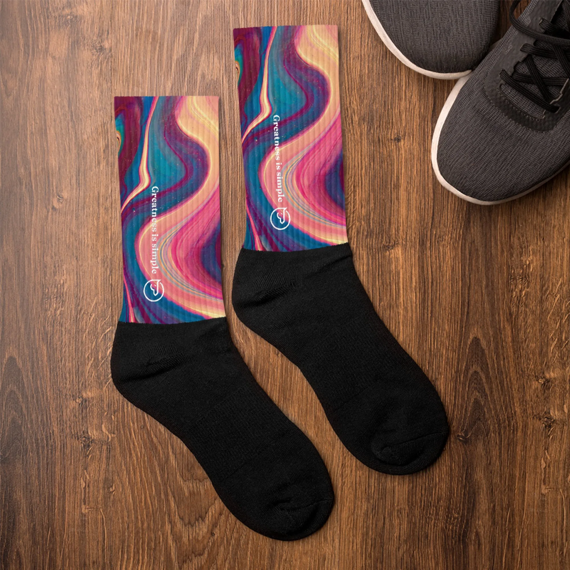 Humble Sportswear™ Groovy GIS Crew Socks