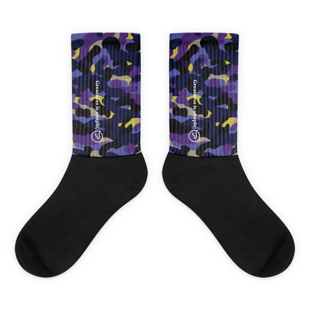 Humble Sportswear™ Rage Purple GIS Crew Socks