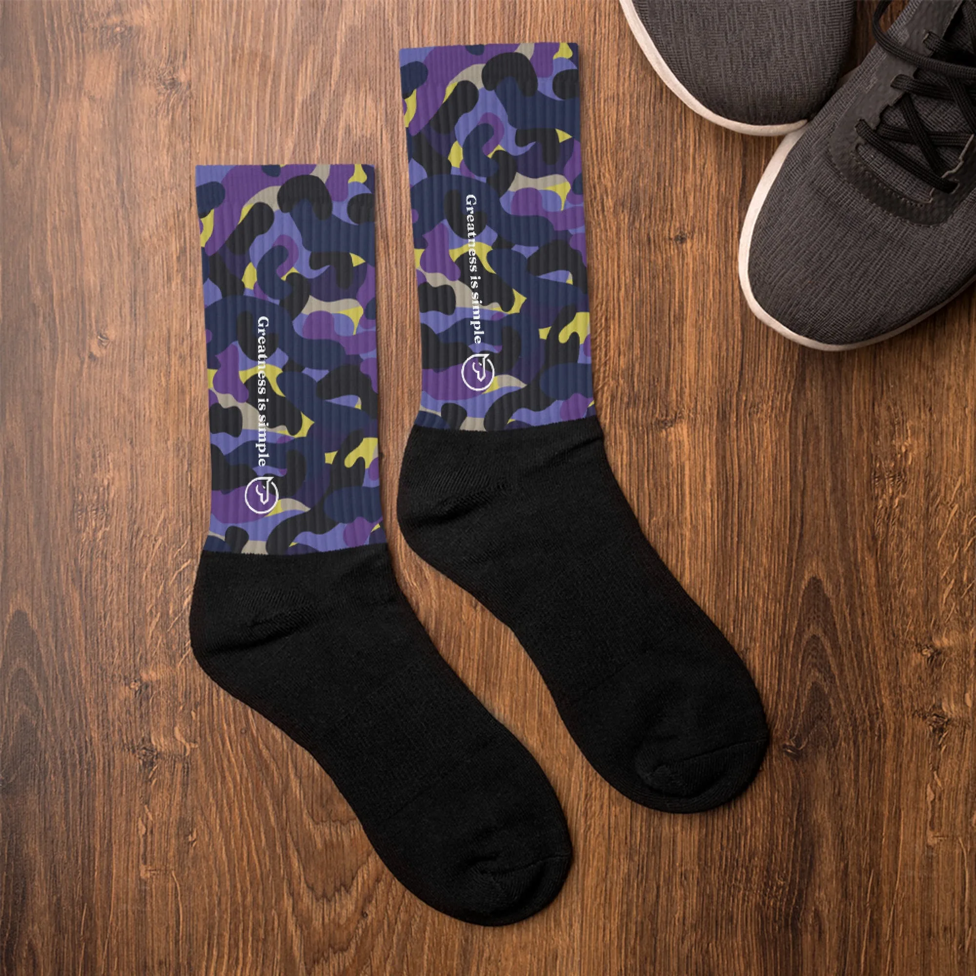 Humble Sportswear™ Rage Purple GIS Crew Socks