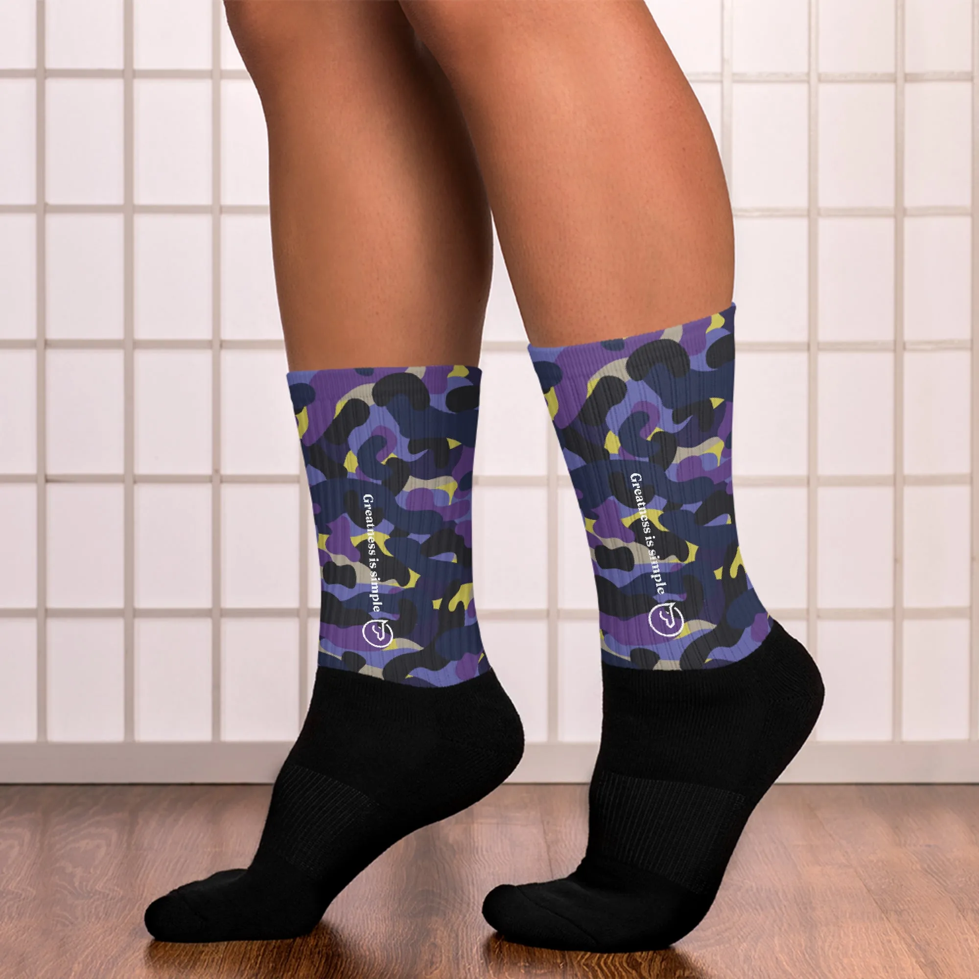 Humble Sportswear™ Rage Purple GIS Crew Socks