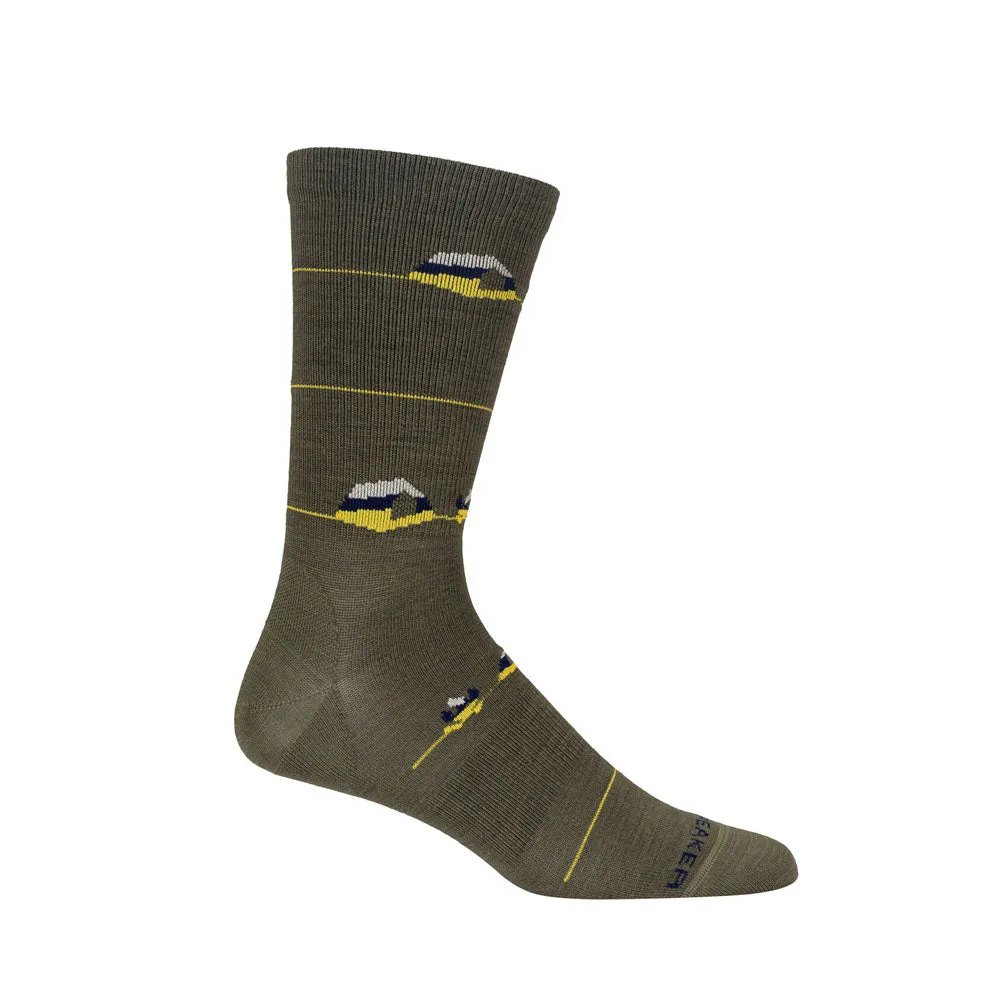 Icebreaker Lifestyle Ultralight Crew Backcountry Camp Socks Men