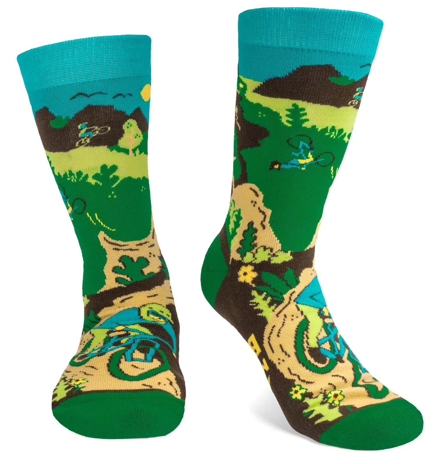 I'd Rather Be Mountain Biking Crew Socks