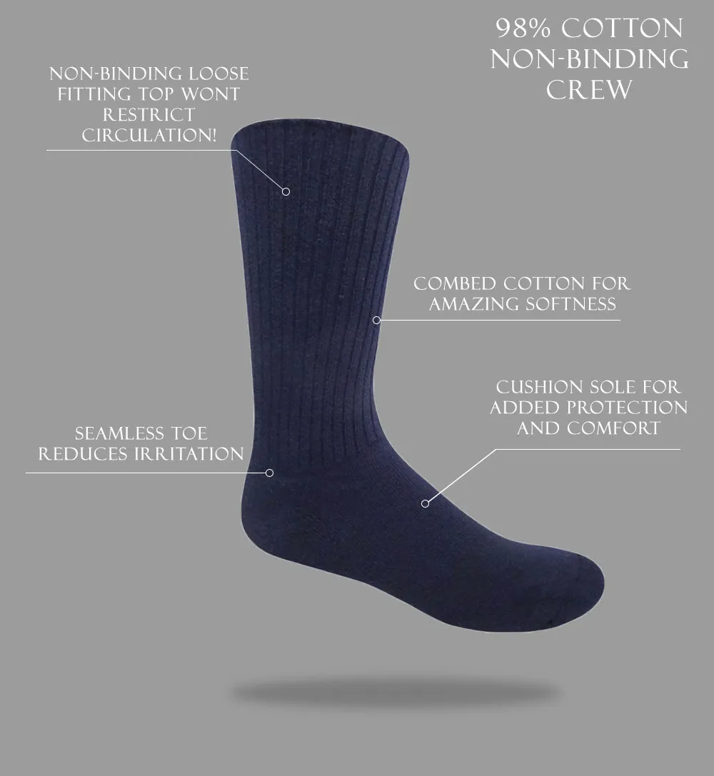 J.B. Field's 98% Cotton Cushion Diabetic Socks