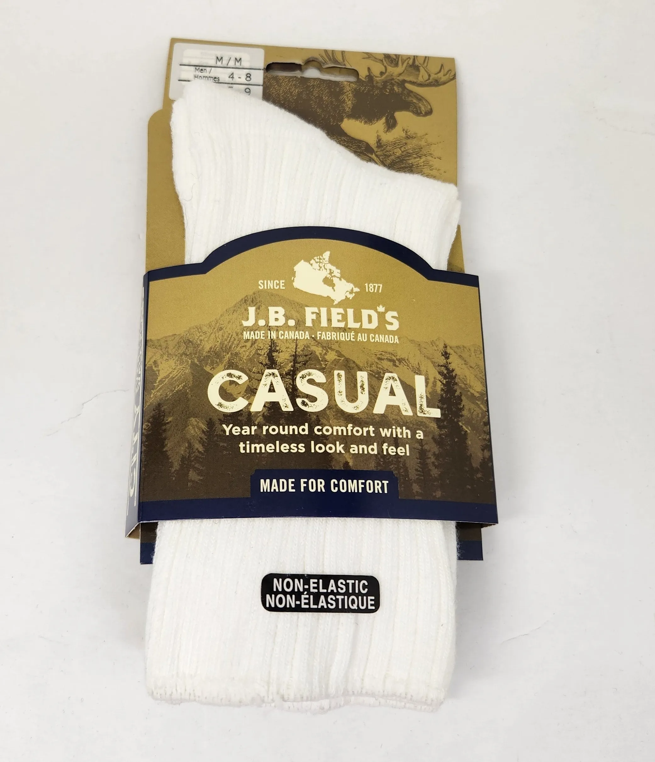 J.B. Field's 98% Cotton Cushion Diabetic Socks