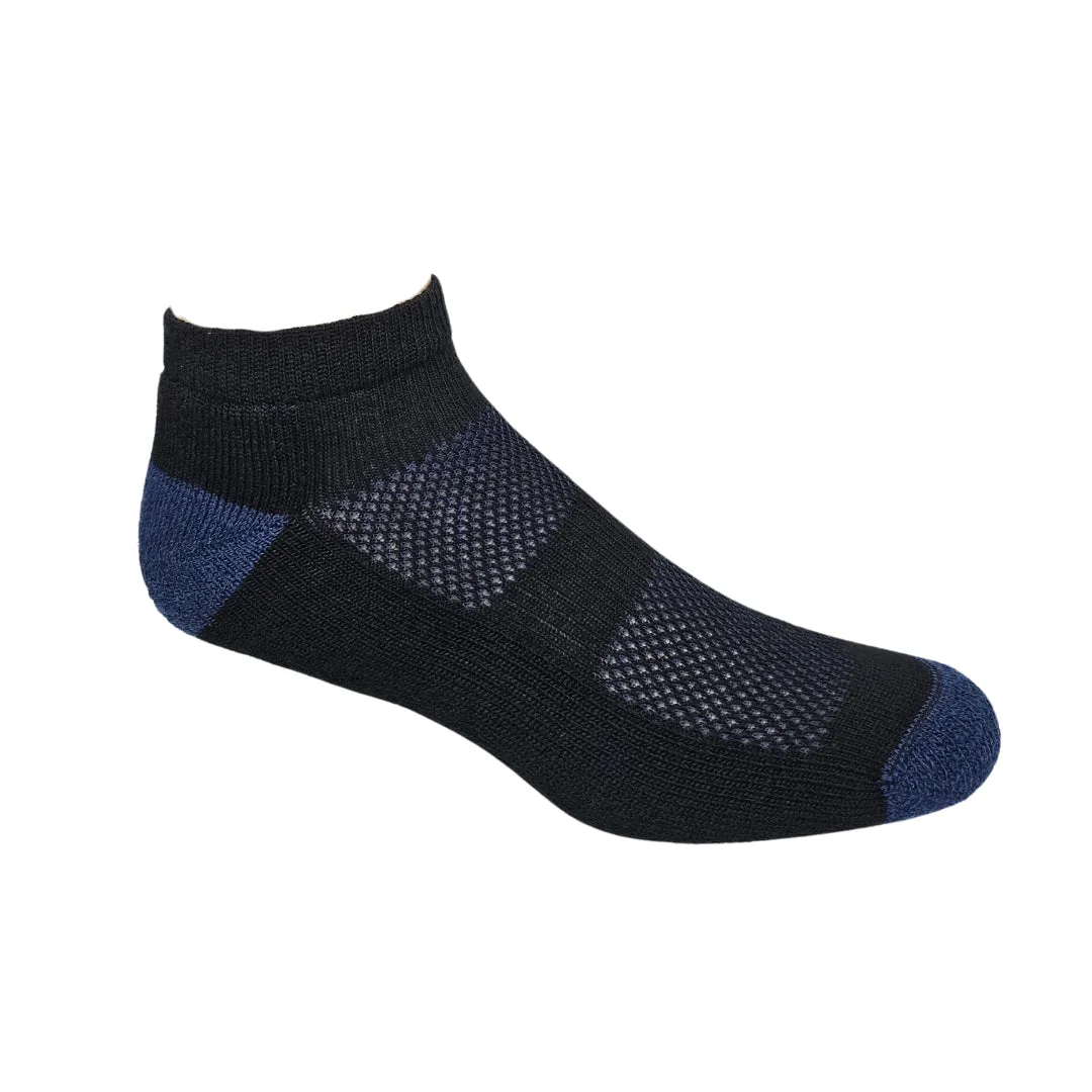 J.B. Field's Merino Wool Mesh Hiker Ankle Socks