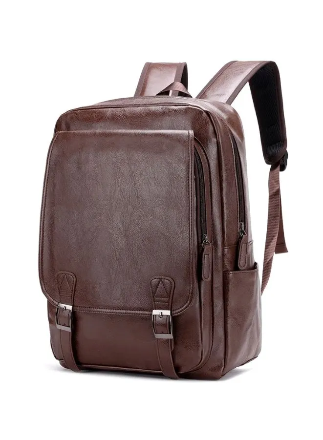 Leather Laptop Bag - Fits 15.6 Inch Laptops - Ideal for Work, School, and College