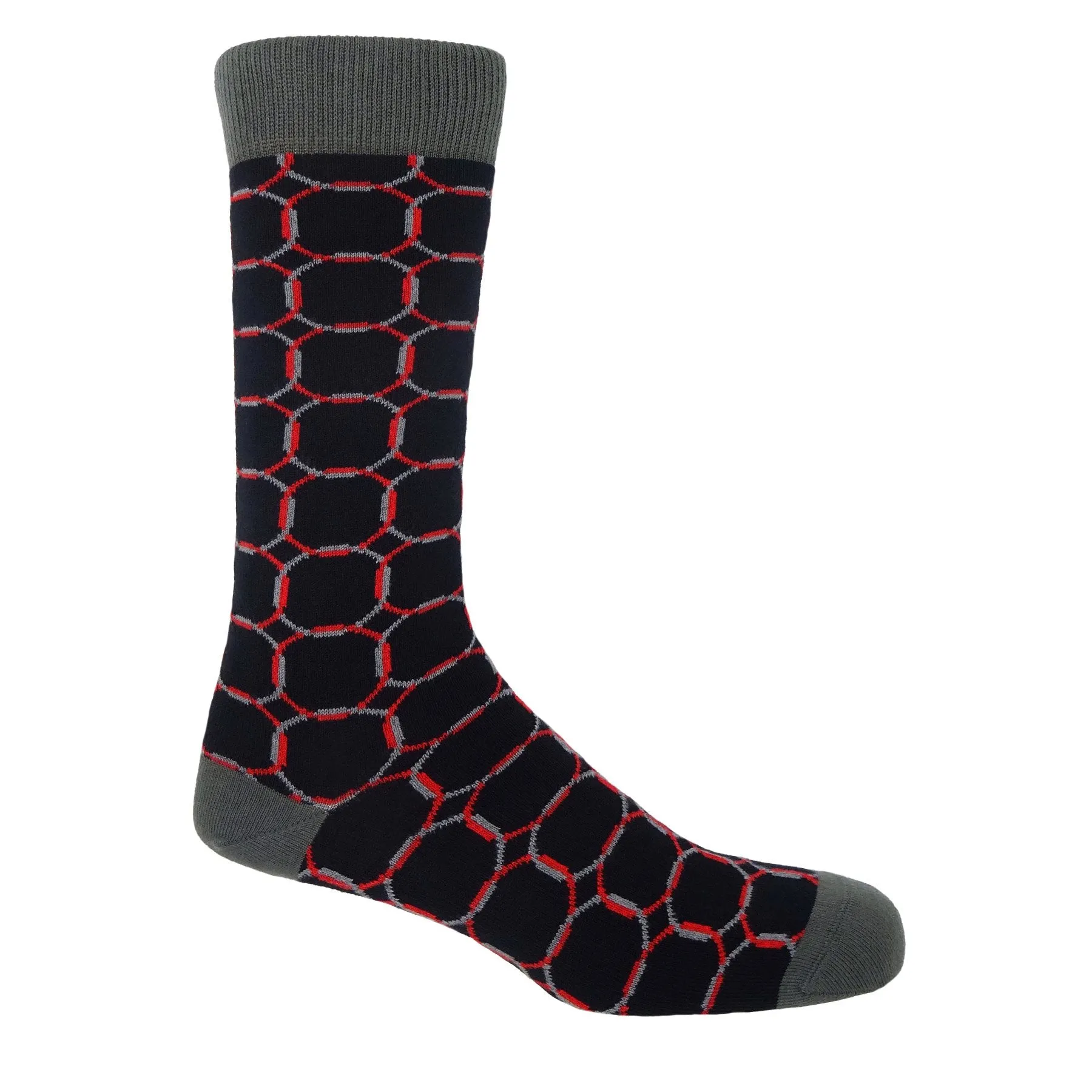 Linked Men's Socks - Black