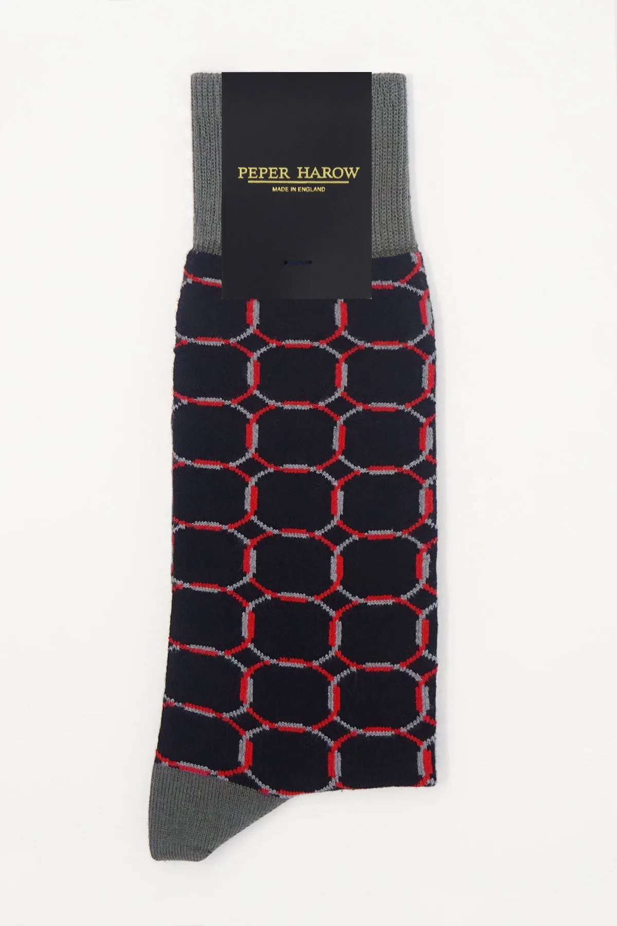 Linked Men's Socks - Black