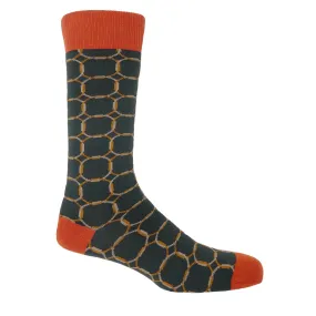 Linked Men's Socks - Grey